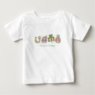 T-shirt Pour Bébé Trop mignon à Pinch - Funny Retro St. Patrick's Da