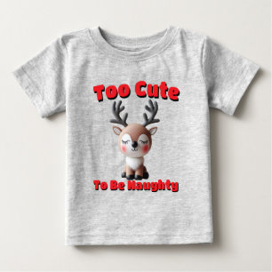 T-shirt Pour Bébé Trop Mignonne Pour Être Mignonne