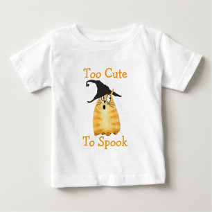 T-shirt Pour Bébé Trop Mignonne Pour Parler Chemise Chat Sorcière