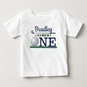 T-shirt Pour Bébé Trou en un Golf 1er anniversaire