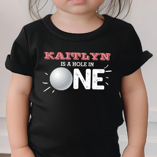 T-shirt Pour Bébé Trou en un   Golf 1er Anniversaire