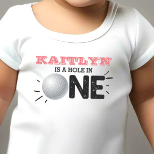 T-shirt Pour Bébé Trou en un   Golf 1er Anniversaire