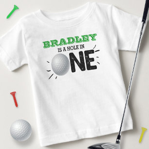 T-shirt Pour Bébé Trou en un   Golf 1er Anniversaire
