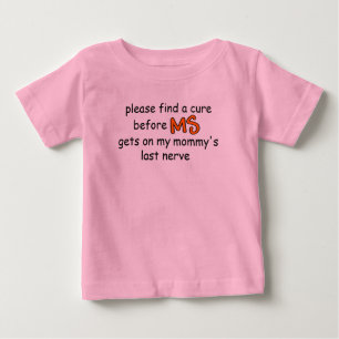 T-shirt Pour Bébé Trouvez un traitement avant que la milliseconde