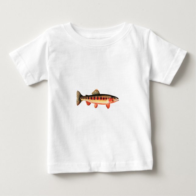T-shirt Pour Bébé Truite d'or (Devant)