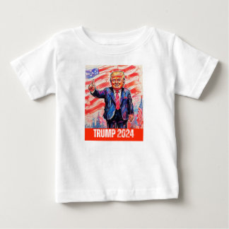 T-SHIRT POUR BÉBÉ TRUMP 2024