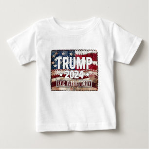 T-shirt Pour Bébé Trump ! sauve à nouveau l'Amérique.
