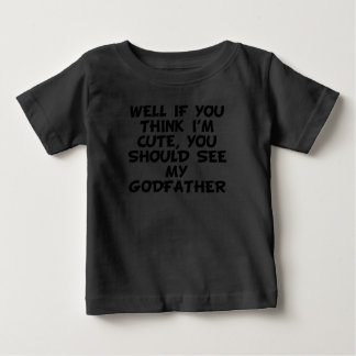 T-shirt Pour Bébé Tu Devrais Voir Mon Parrain