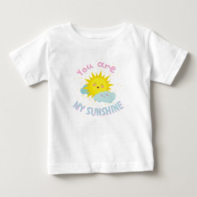 T-shirt Pour Bébé Tu es mon soleil (Devant)
