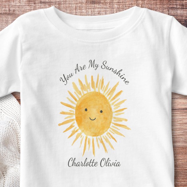 T-shirt Pour Bébé Tu es mon soleil (Créateur téléchargé)