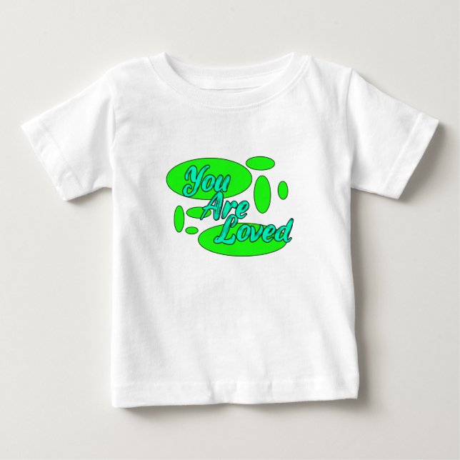 T-shirt Pour Bébé Tu Es Un Bébé Amoureux (Devant)