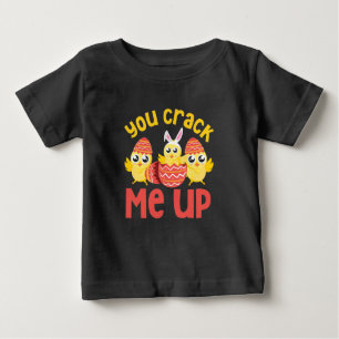 T-shirt Pour Bébé Tu M'As Frappé Les Poussins De Pâques