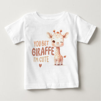 T-shirt Pour Bébé Tu paries que je suis mignon ! Design
