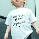 T-shirt Pour Bébé Tu Seras Mes Parents<br><div class="desc">Demandez au couple que vous voulez être parrain de votre enfant avec ce t-shirt bébé super mignon. Demandez à votre bébé de porter ceci et de l'utiliser pour poser la question "Serez-vous mes parrains" !</div>