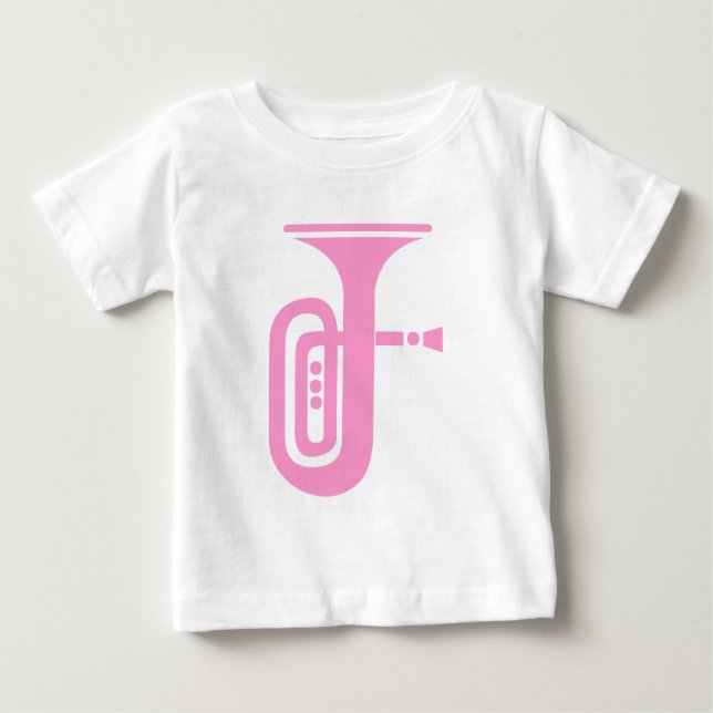T-shirt Pour Bébé Tuba (Devant)