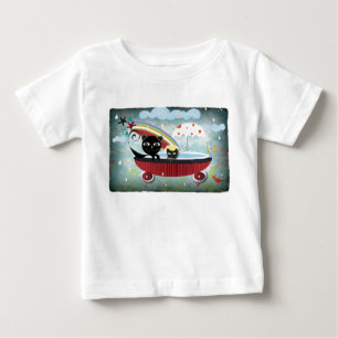 T-shirt Pour Bébé Tube de bain pour bébé et mère