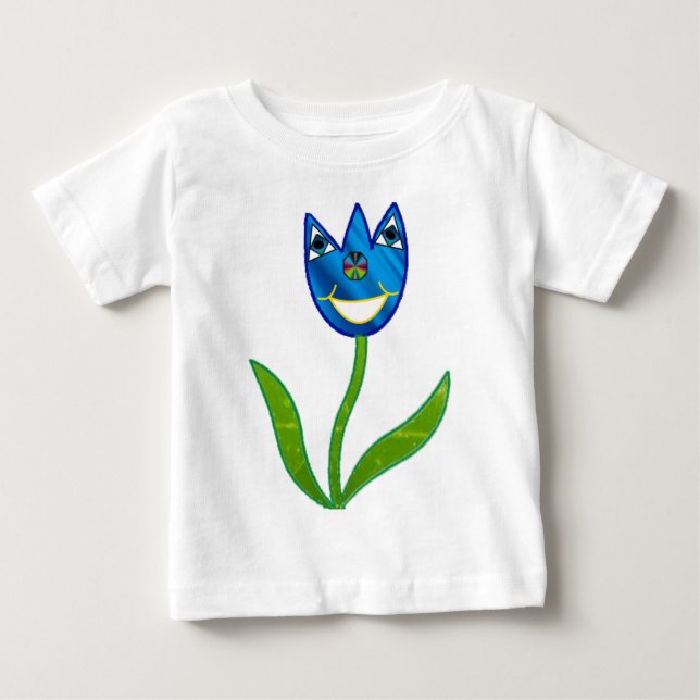 T-shirt Pour Bébé Tulipe (Devant)