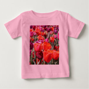 T-shirt Pour Bébé Tulipes chaudes tombées