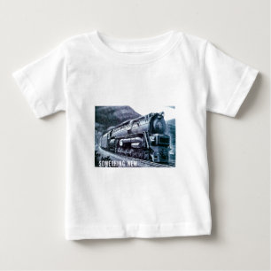 T-shirt Pour Bébé Turbine à vapeur de la locomotive S-2 PRR de