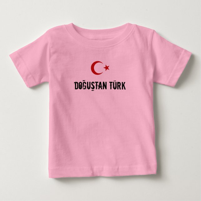 T-shirt Pour Bébé Turkiye Bebek Tulumu (Devant)