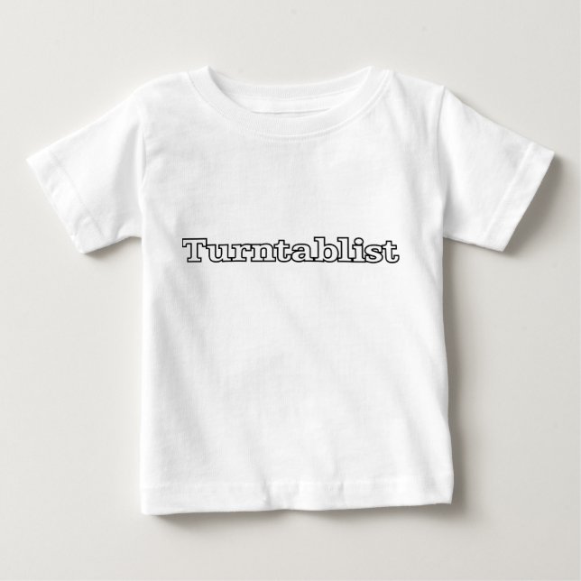 T-shirt Pour Bébé Turntablist (Devant)