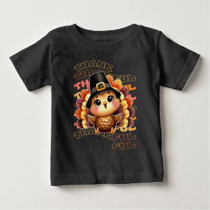 T-shirt Pour Bébé Turquie adorable - Drôle Thanksgiving