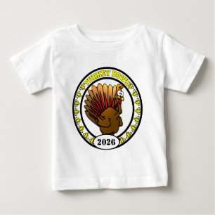 T-shirt Pour Bébé Turquie Bowl Changement à l'année en cours
