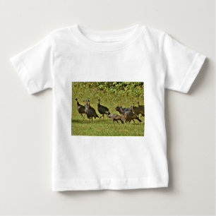 T-shirt Pour Bébé Turquie sauvage, couleurs du Camouflage