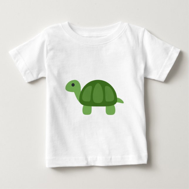 T-shirt Pour Bébé Turtle Emoji (Devant)