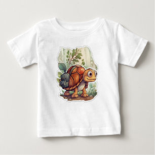 T-shirt Pour Bébé Turtle en tournée