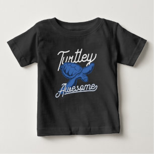 T-shirt Pour Bébé Turtley Awesome Funny Sea Life