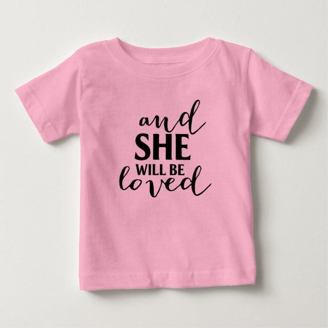 T-shirt Pour Bébé Tutu adoré sur place (Devant)
