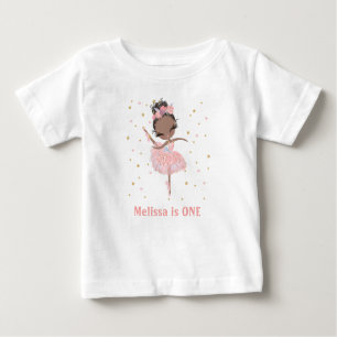 T-shirt Pour Bébé Tutu Cute Ballerina Cadeau d'anniversaire pour béb