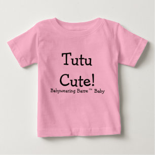 T-shirt Pour Bébé Tutu de barre de Babywearing mignon