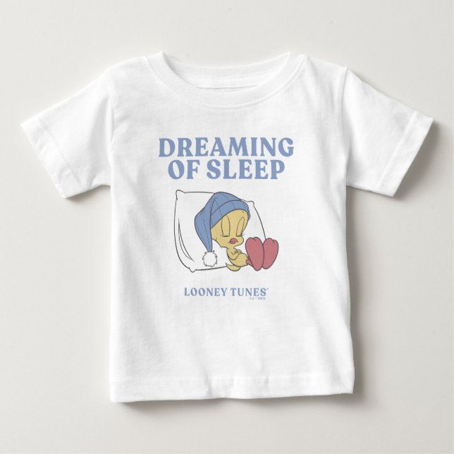 T-shirt Pour Bébé TWEETY™ Rêvant de Sommeil (Devant)