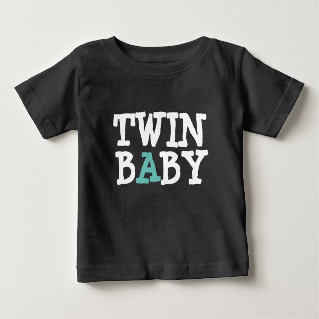 T-shirt Pour Bébé Twin 1 Baby A (Devant)