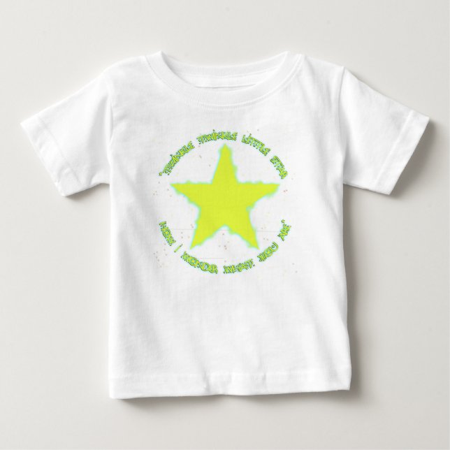 T-shirt Pour Bébé Twinkle Little Star (Devant)