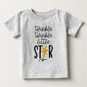 T-shirt Pour Bébé Twinkle Twinkle Little Star Doodle