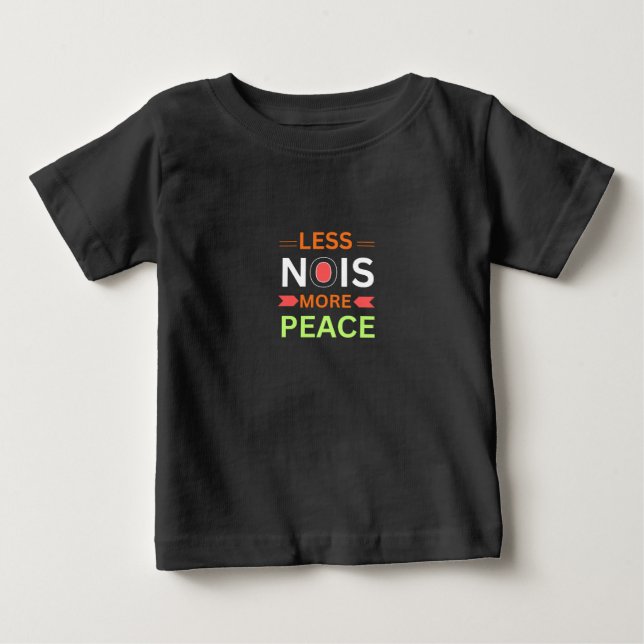 T-shirt Pour Bébé Typographie Gras (Devant)