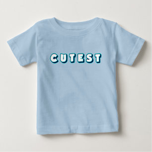T-shirt Pour Bébé Typographie néon ludique