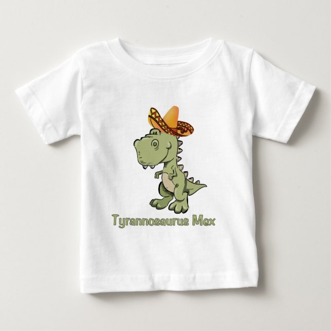T-shirt Pour Bébé Tyrannosaurus Mex (Devant)