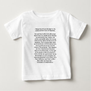 T-shirt Pour Bébé ! ! U Créer une déclaration d'indépendance