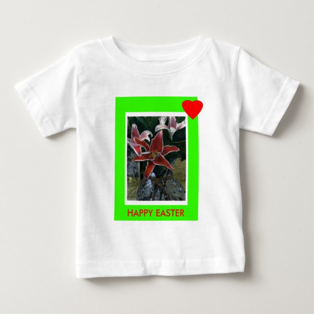 T-shirt Pour Bébé !UCreate Happy Easter (Devant)