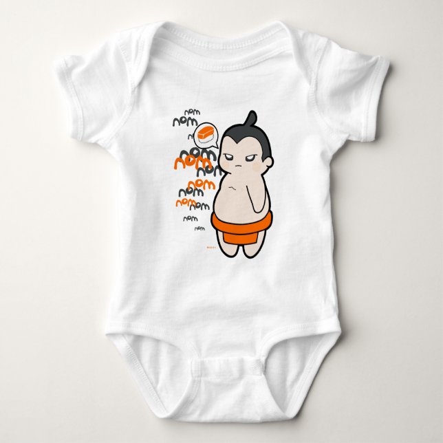 T-shirt Pour Bébé Ugo le Sumo (Devant)