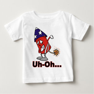 T-shirt Pour Bébé Uh oh