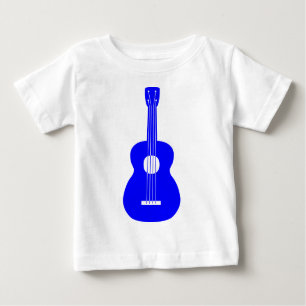 T-shirt Pour Bébé Ukulele - Bleu