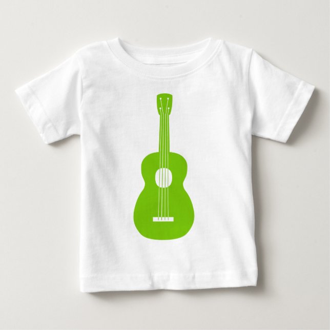 T-shirt Pour Bébé Ukulele - Martian Green (Devant)