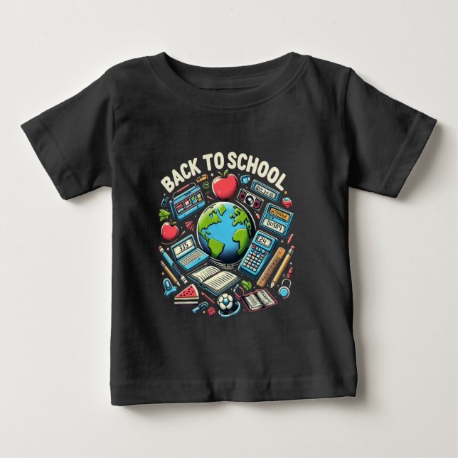 T-shirt Pour Bébé Ultimate Back to School Gear: Learning Adventure (Devant)