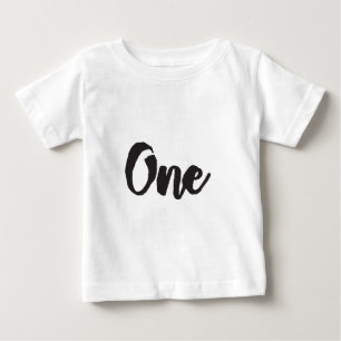 T-shirt Pour Bébé Un 1er anniversaire Art Premier anniversaire Mon 1
