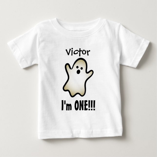 T-shirt Pour Bébé Un an 1er anniversaire GHOST V12 (Devant)